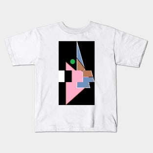 Abstract Cubist Design Kids T-Shirt